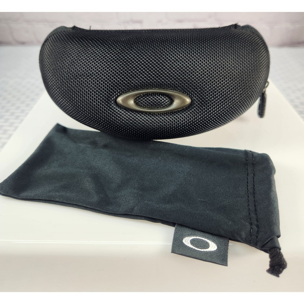 Oakley Sunglasses Case Half Jacket Soft Vault Zipper Nylon Empty Clamshell‎